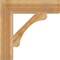 Ekena Millwork Legacy Block Rough Sawn Bracket, Western Red Cedar, 6"W x 28"D x 28"H BKT06X28X28LEC05RWR - alternate 4